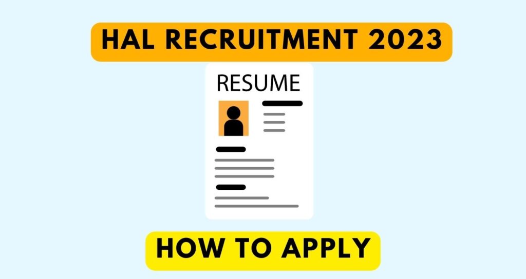 HAL Recruitment 2023 How to Apply